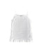 A White Sleeveless Tops from Petit Bateau in size 6T for girl. (Front View)
