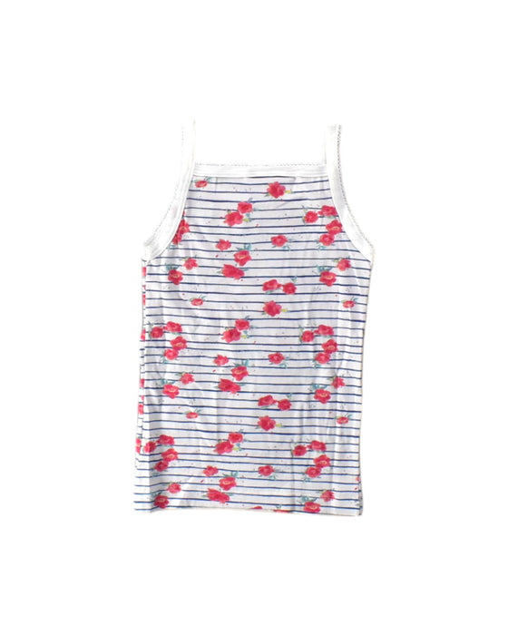 A Multicolour Sleeveless Tops from Petit Bateau in size 6T for girl. (Back View)