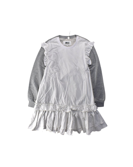 A Grey Long Sleeve Dresses from Maison Margiela in size 10Y for girl. (Front View)