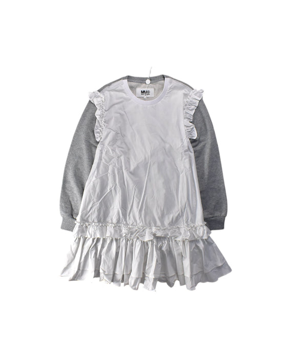 A Grey Long Sleeve Dresses from Maison Margiela in size 10Y for girl. (Front View)