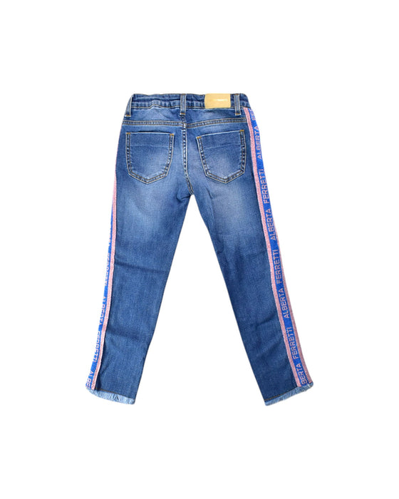 A Blue Jeans from Alberta Ferretti in size 8Y for girl. (Back View)