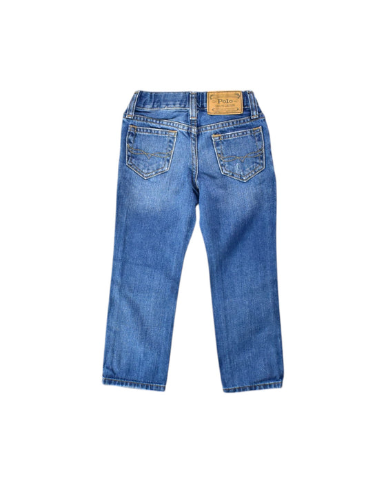 A Blue Jeans from Polo Ralph Lauren in size 3T for girl. (Back View)