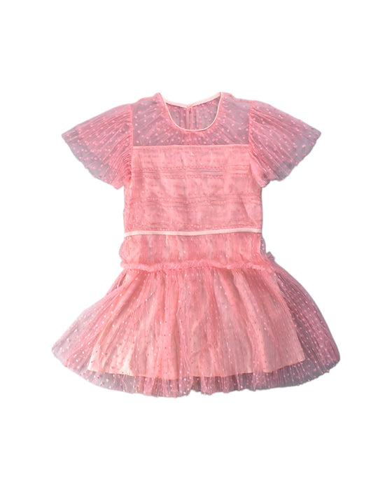 A Ivory Long Sleeve Tops from Self-portrait in size 10Y for girl. (Front View)