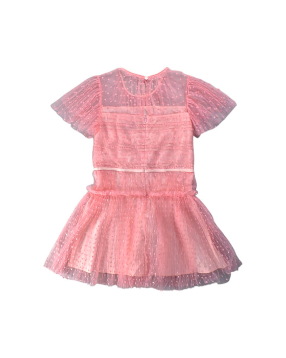 A Ivory Long Sleeve Tops from Self-portrait in size 10Y for girl. (Back View)