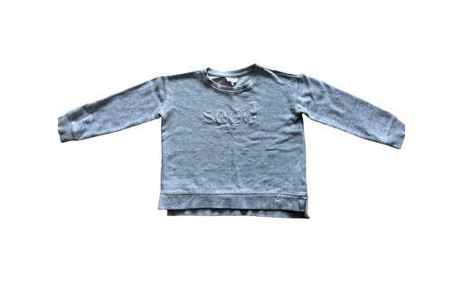 A Grey Crewneck Sweatshirts from Seed in size 6T for boy. (Front View)