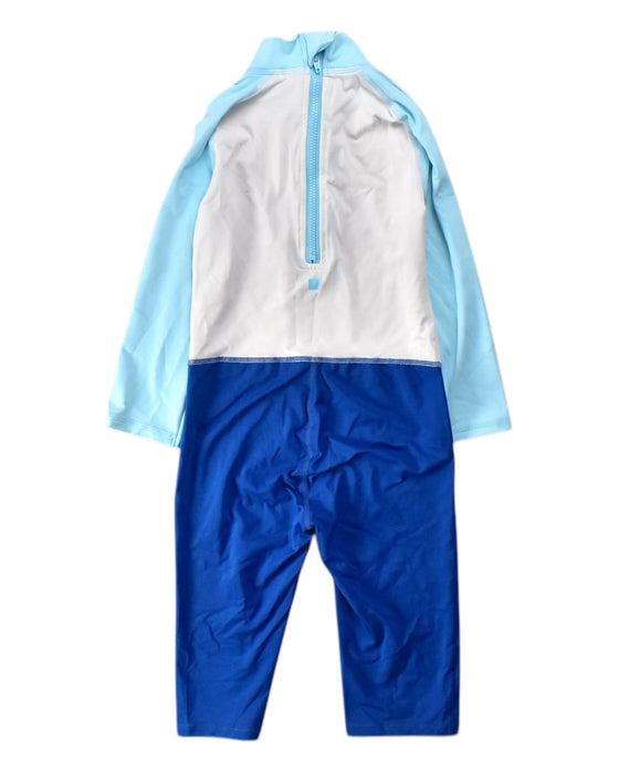 A Blue Rash Guards from Nabaiji in size 12-18M for boy. (Back View)