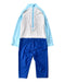 A Blue Rash Guards from Nabaiji in size 12-18M for boy. (Back View)