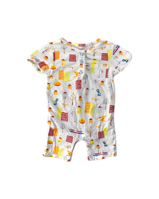 A Multicolour Short Sleeve Rompers from Elly in size 3-6M for girl. (Front View)
