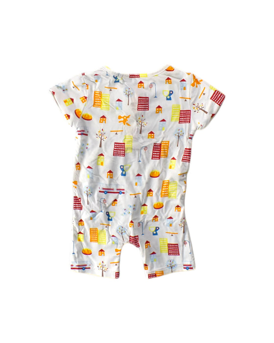 A Multicolour Short Sleeve Rompers from Elly in size 3-6M for girl. (Back View)