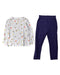 A Multicolour Pants Sets from Disney X Elly in size 6T for girl. (Front View)