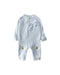 A Blue Long Sleeve Rompers from The Little White Company in size 3-6M for boy. (Front View)