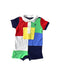 A Multicolour Short Sleeve Rompers from Ralph Lauren in size 3-6M for boy. (Front View)