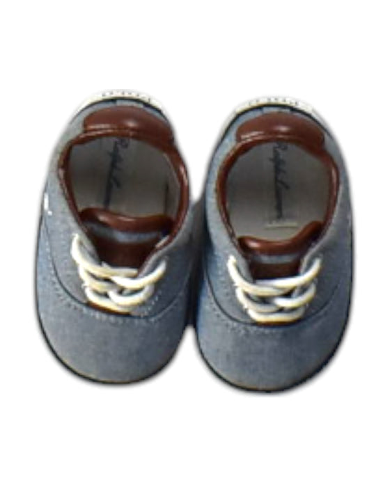 A Grey Sneakers from Ralph Lauren in size 3-6M for boy. (Back View)