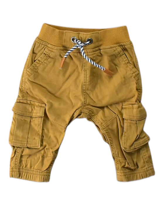 A Brown Casual Pants from Mothercare in size 3-6M for boy. (Front View)