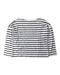 A White Long Sleeve Tops from Petit Bateau in size 6T for girl. (Back View)