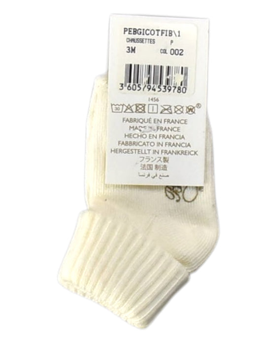 A Ivory Gloves & Mittens from Bonpoint in size 3-6M for neutral. (Back View)