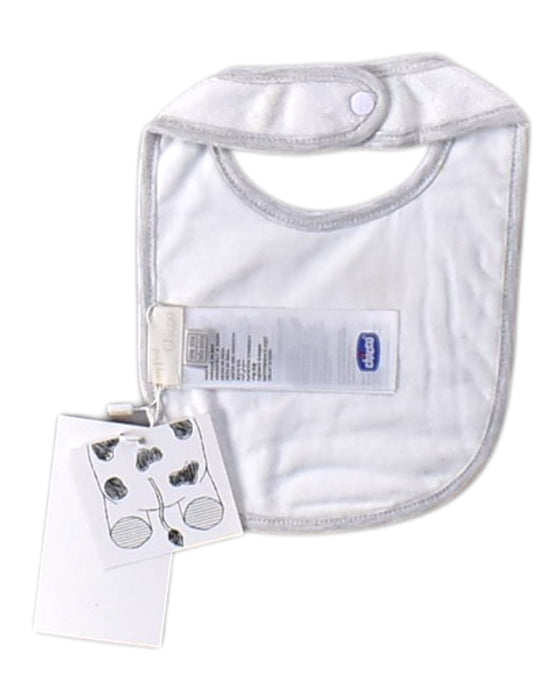 A White Bibs from Chicco in size O/S for neutral. (Back View)