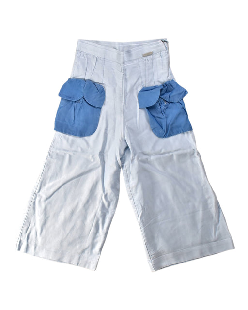 A Blue Casual Pants from Jessie and James in size 8Y for girl. (Front View)