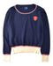 A Navy Knit Sweaters from Jessie and James in size 12Y for neutral. (Front View)