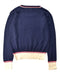 A Navy Knit Sweaters from Jessie and James in size 12Y for neutral. (Back View)
