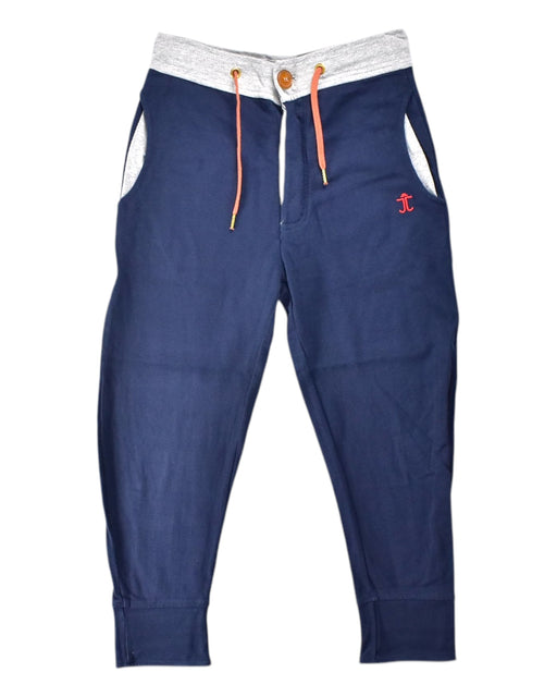 A Navy Sweatpants from Jessie and James in size 8Y for boy. (Front View)