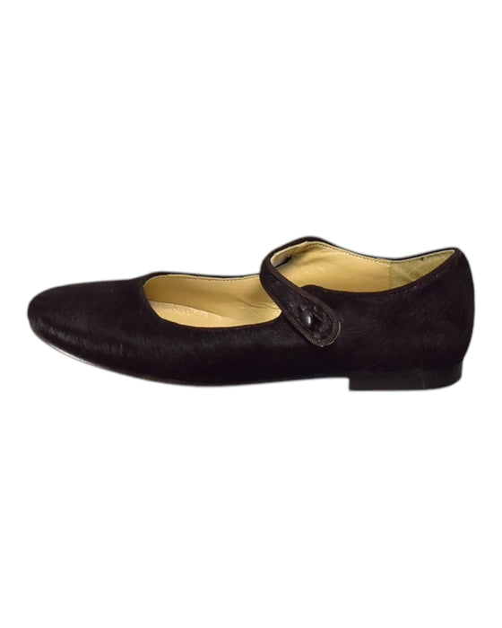 A Black Flats from Bonpoint in size 9Y for girl. (Front View)