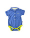 A Blue Short Sleeve Bodysuits from Baker by Ted Baker in size 6-12M for boy. (Front View)