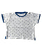 A White Short Sleeve T Shirts from Chateau de Sable in size 12-18M for boy. (Front View)