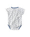 A White Short Sleeve Bodysuits from Chateau de Sable in size 12-18M for boy. (Back View)