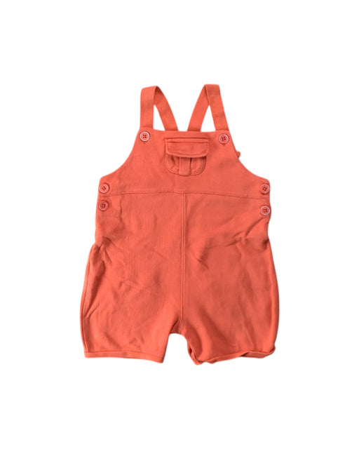A Orange Overall Shorts from Chateau de Sable in size 12-18M for girl. (Front View)