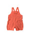 A Orange Overall Shorts from Chateau de Sable in size 12-18M for girl. (Front View)