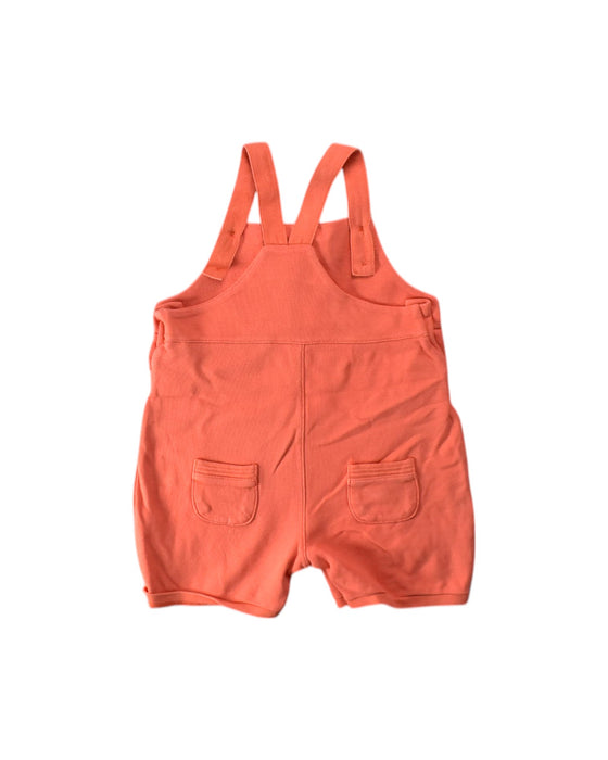A Orange Overall Shorts from Chateau de Sable in size 12-18M for girl. (Back View)