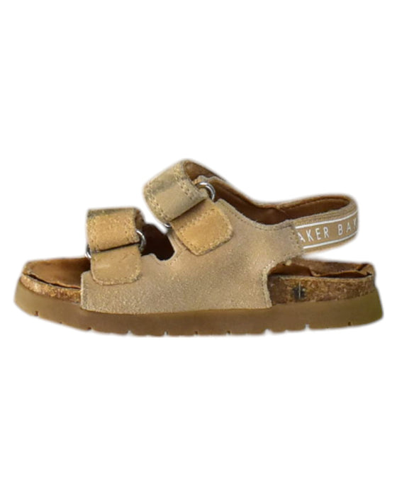 A Beige Sandals from Baker by Ted Baker in size 18-24M for boy. (Front View)