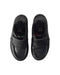 A Black Dress Shoes from Kickers in size 4T for girl. (Back View)