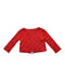 A Red Cardigans from Petit Bateau in size 3-6M for neutral. (Back View)