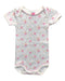 A White Short Sleeve Bodysuits from Petit Bateau in size 0-3M for neutral. (Front View)