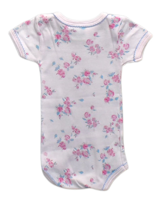 A White Short Sleeve Bodysuits from Petit Bateau in size 0-3M for neutral. (Back View)