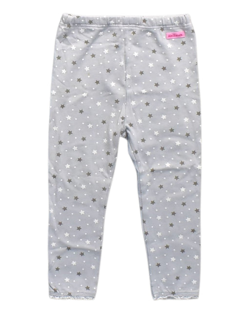 A Grey Leggings from Hot Biscuits  in size 3T for girl. (Front View)