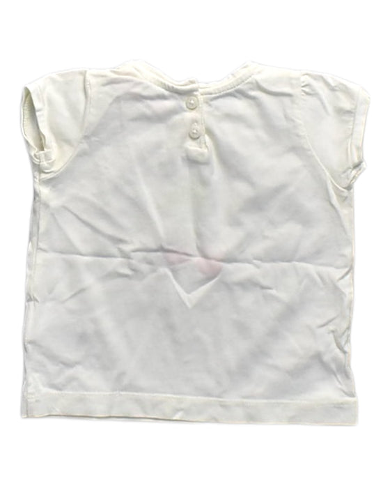 A White Short Sleeve Tops from Bonpoint in size 3-6M for girl. (Back View)