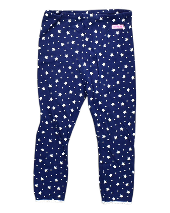 A Blue Leggings from Hot Biscuits  in size 3T for girl. (Front View)