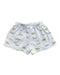 A White Shorts from Lime Green in size 3T for boy. (Back View)