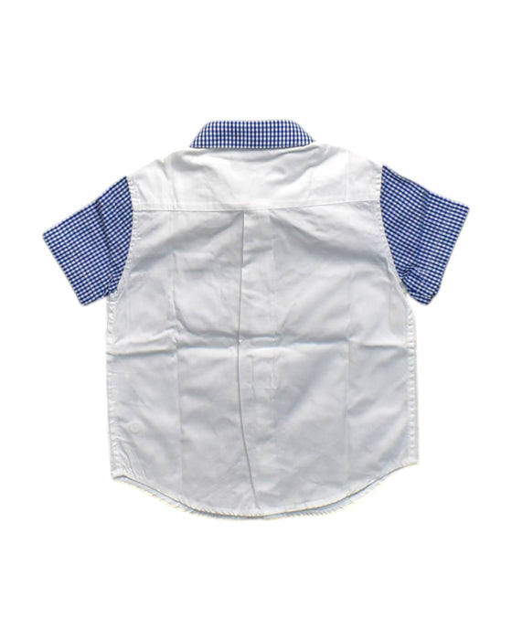 A White Short Sleeve Shirts from Nicholas & Bears in size 2T for boy. (Back View)