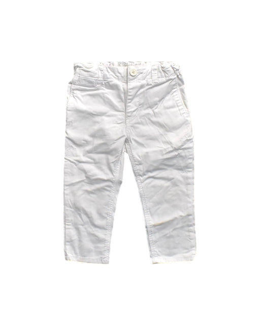 A White Casual Pants from Chateau de Sable in size 2T for neutral. (Front View)