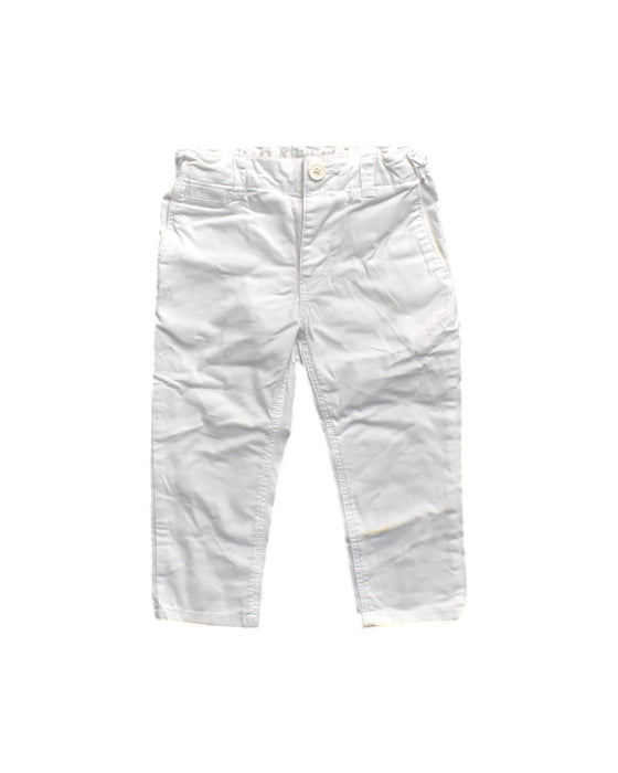 A White Casual Pants from Chateau de Sable in size 2T for neutral. (Front View)