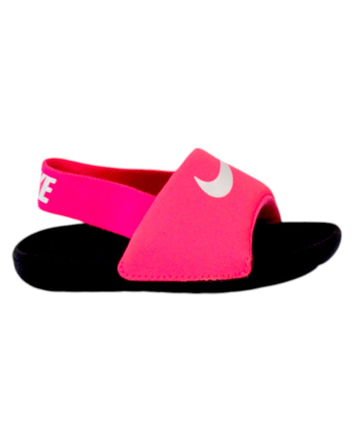 A Pink Sandals from Nike in size 12-18M for girl. (Front View)