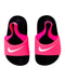 A Pink Sandals from Nike in size 12-18M for girl. (Back View)