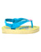 A Blue Flip Flops from Havaianas in size 12-18M for neutral. (Front View)