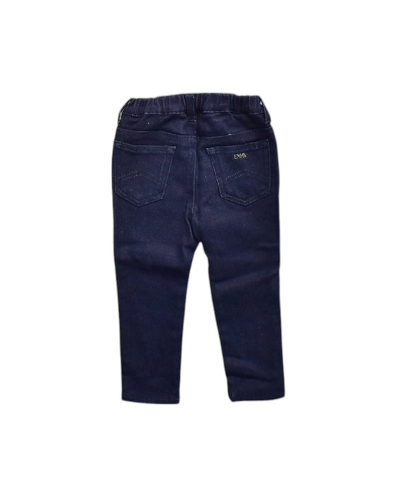 A Navy Jeans from Emporio Armani in size 18-24M for neutral. (Back View)
