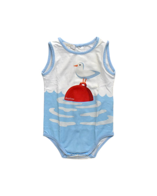 A Multicolour Sleeveless Bodysuits from Gucci in size 6-12M for neutral. (Front View)