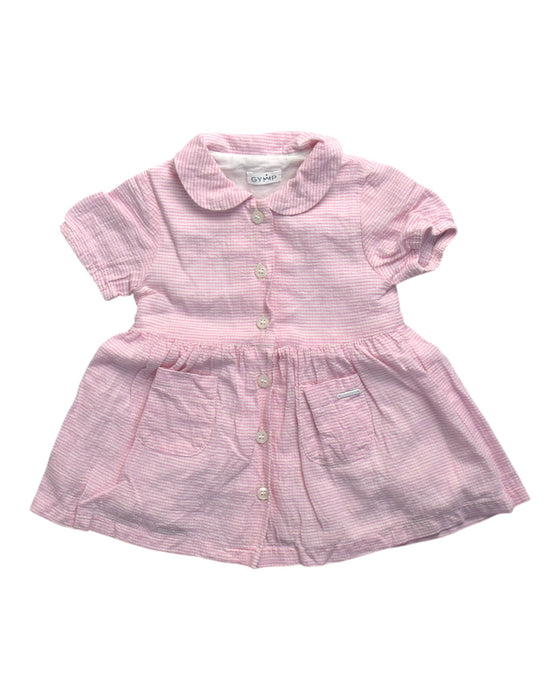 A Pink Short Sleeve Dresses from GYMP in size 0-3M for girl. (Front View)